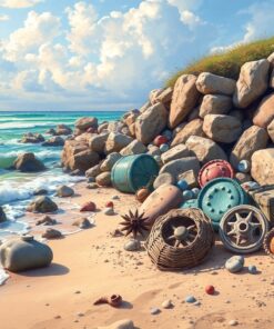 Ocean Swept Relics Paint By Numbers