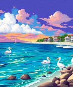 Ocean Winds Pelican Cove Paint By Numbers