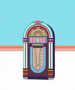 Vintage Jukebox Paint Numbers