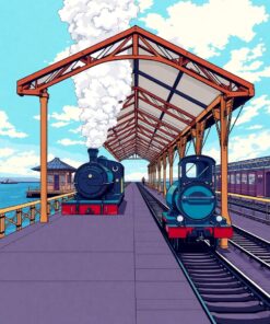 Train Platform Paint Numbers