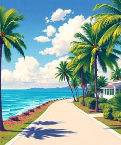 Palm Road Paint Numbers