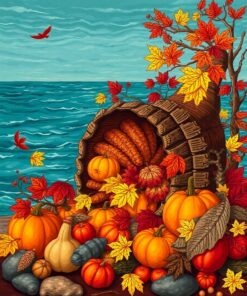 Autumn Bounty Paint Numbers