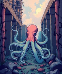 Vintage Ruins Paint Numbers