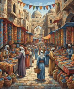 Old City Vintage Textiles Paint By Numbers