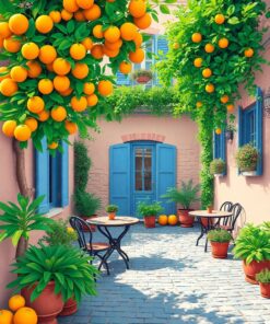 Citrus Patio Paint Numbers