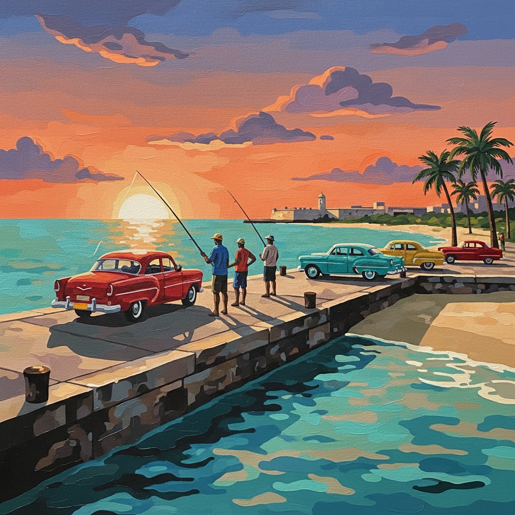 old-havana-fishing-pier-paint-by-numbers-kit-vintage-art