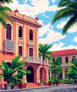 Old Havana Regal Palms Paint By Numbers