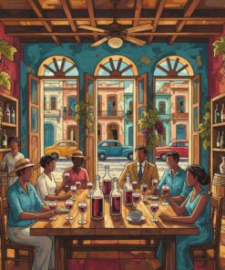 Old Havana Tasting Room Paint By Numbers