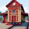 Train Depot Paint Numbers