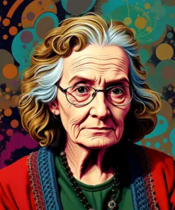 Old Mary Oliver paint by numbers