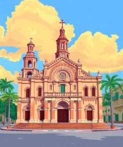 Cuban Basilica Paint Numbers