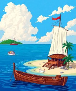 Island Navigation Paint Numbers