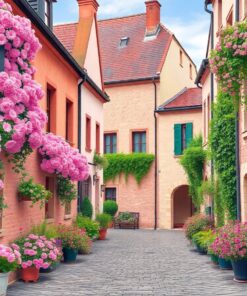 Pink Botanicals Paint Numbers