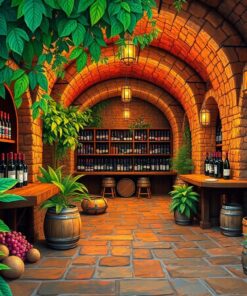 Tropical Cellar Paint Numbers