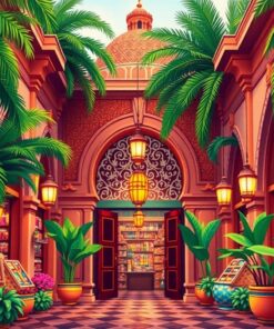 Bazaar Gates Paint Numbers