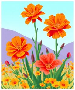 Mallows Bloom Paint Numbers