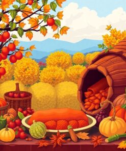 Thanksgiving Feast Paint Numbers