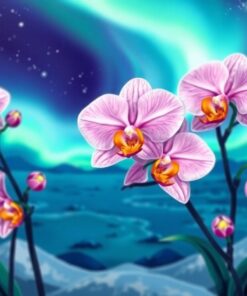 Polar Lights Paint Numbers