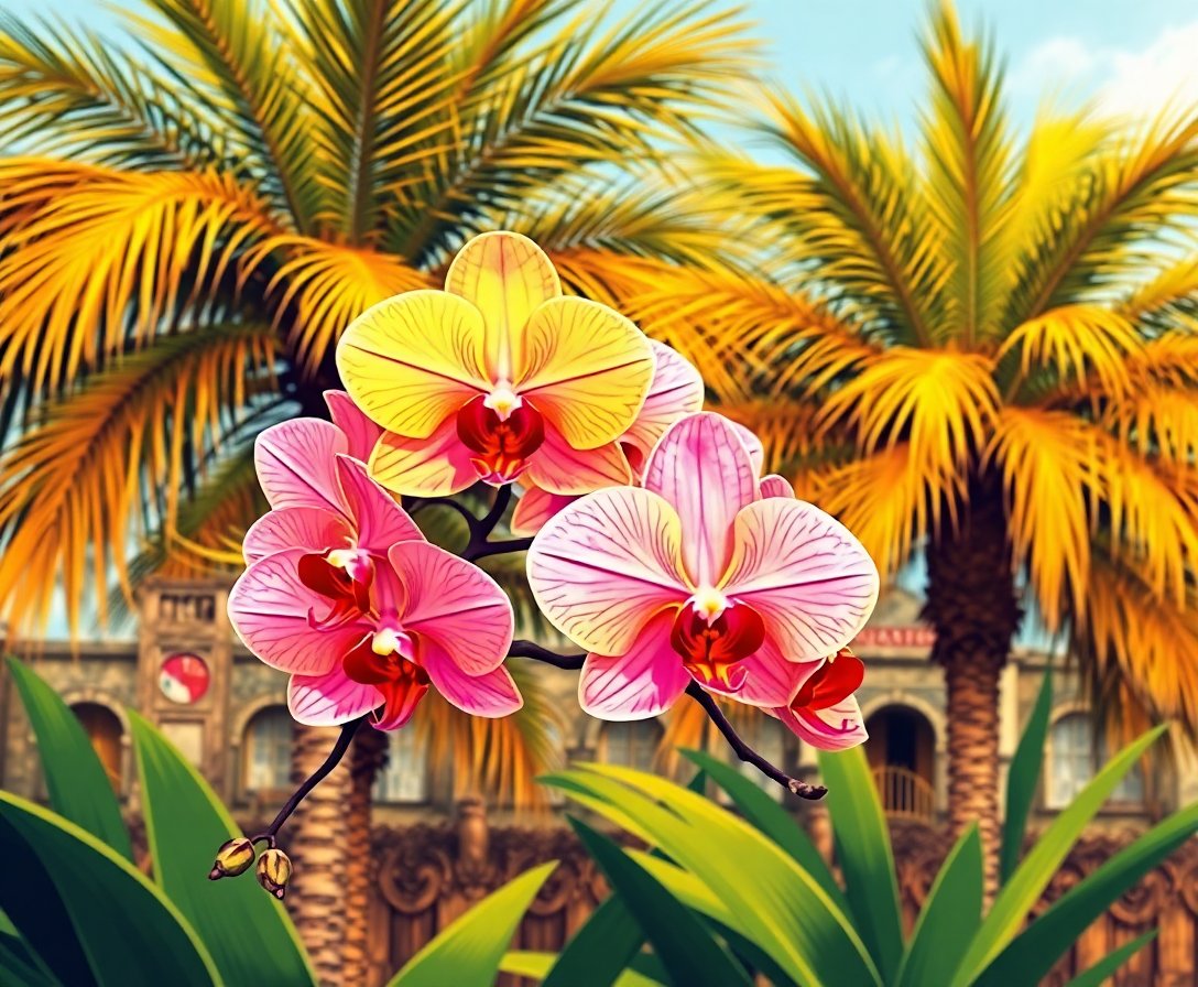 Vintage Palms Paint Numbers Vintage Palms Paint Numbers