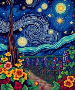 Vintage Vines Paint Numbers