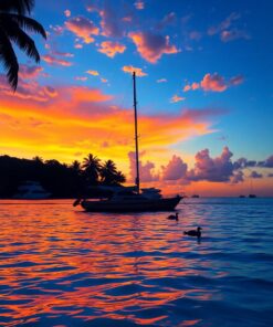 Tropical Dusk Paint Numbers