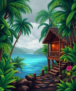 Jungle Hideaway Paint Numbers