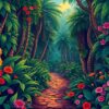 Jungle Way Paint Numbers