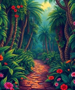 Jungle Way Paint Numbers