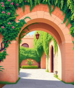 Andalusian Archway Paint Numbers