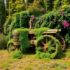 Overgrown Antique Farm Machine Paint By Numbers