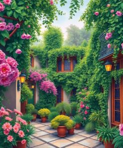 Nouveau Terrace Paint Numbers