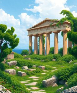 Temple Ruins Paint Numbers