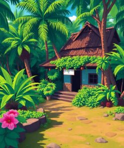 Colonial Outpost Paint Numbers