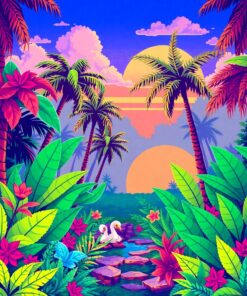 Bit Tropics Paint Numbers