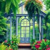 Fern Pavilion Paint Numbers