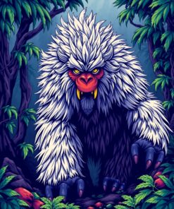 Jungle Beast Paint Numbers