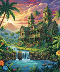 Overgrown Island Estate Paint By Numbers
