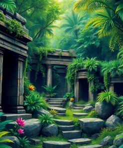 Temple Stones Paint Numbers