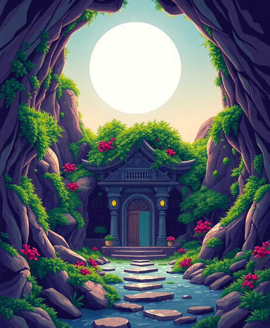 Cave Shrine Paint Numbers Cave Shrine Paint Numbers