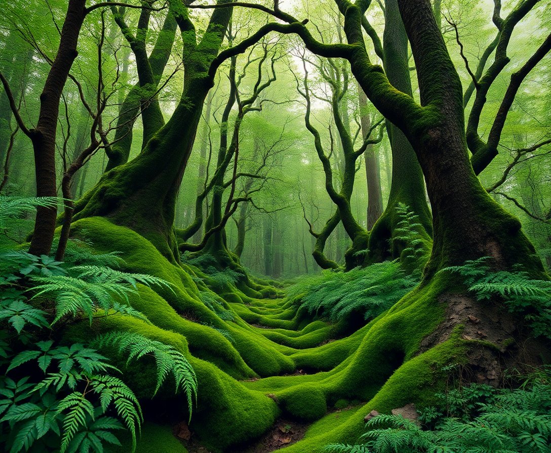 Mossy Woodland Paint Numbers Mossy Woodland Paint Numbers