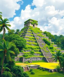 Palenque Pyramid Paint Numbers