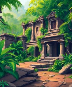 Jungle Sanctuary Paint Numbers