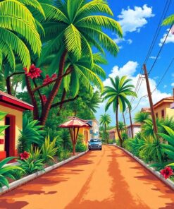 Overgrown Road To Havana Paint By Numbers