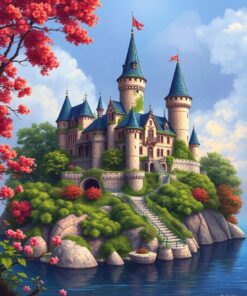 Island Castle Paint Numbers