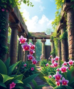 Ruin Orchids Paint Numbers