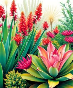 Agave Garden Paint Numbers