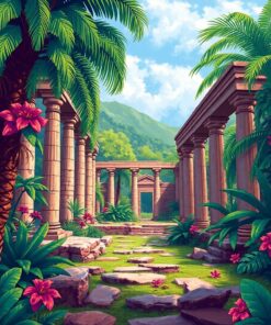 Tropical Antiquity Paint Numbers