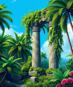 Atlantis Pillar Paint Numbers