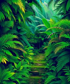 Fern Path Paint Numbers