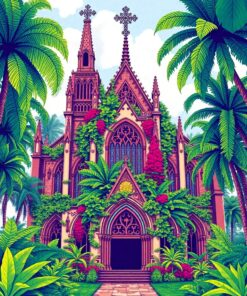 Gothic Church Paint Numbers